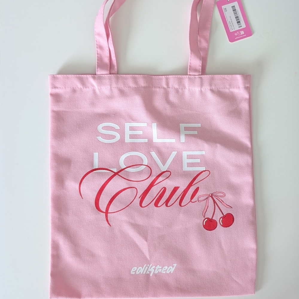 Edikted Pink Cherry Tote Bag
